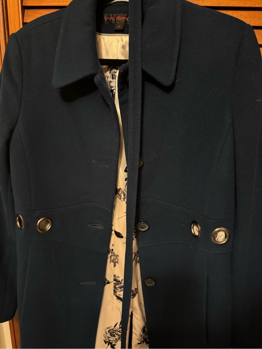 Vintage Blue Via Spiga Coat